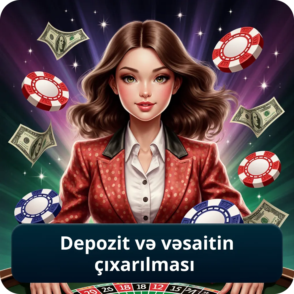 Pin Up Casino AZ depozit və vəsaitin çıxarılması